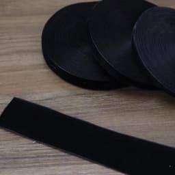 5-10Yards Black Velvet Ribbon Roll Single-Sided Flocked Ribbon for DIY Crafts Sewing Hair Accessories Gift Wrapping and Jewelry