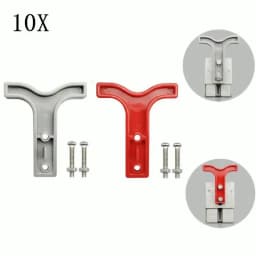 10 Pack Plastic T-Handles 50A 600V For Style Plug Handles For Forklift Truck Connector Handles Power Tools Accessories