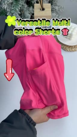 Women Shorts with Pockets Tummy Control Butt Lifting Cycling Tights Stretchy Slim Gym Sports Shorts Summer Casual Wear