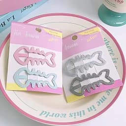 4pc Fashion High Quality Candy Color Fishbone BB Hairpin Hair Side Clips for Girls Women Korean Hair Accessories
