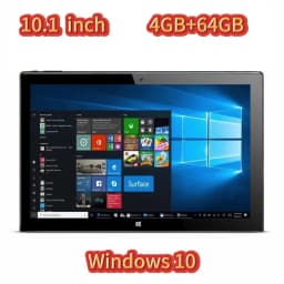 New 4GB RAM 64GB ROM 10.1 Inch Windows 10 Tablet PC 64Bits Intel Atom X5-Z8300 Quad Cord Dual Cameras 1280*800 IPS HDMI-Port