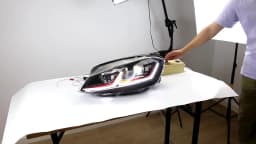 LED Headlights for Volkswagen VW Golf 7 MK7 VII 2013-2017 Sequential Turn Signal Front Lamps Assembly Not Fit GTI & Xenon Model
