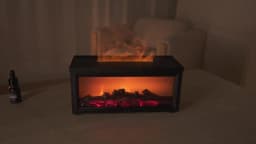 7 Colors of Essential Oil Fireplace Diffuser Mini Flame Aromatherapy Fireplace Humidifier Aromatherapy Oil Diffuser