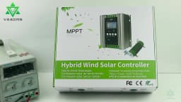 MPPT 2500W 48V Boost & Buck Wind Solar Hybrid Controller Wind 1000W & Solar 1500W Best Heat Dissipation Design with LCD Display