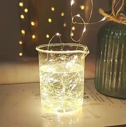1M 2M Copper Wire LED String lights Holiday lighting Fairy Garland For Christmas Tree Wedding Party Decoration