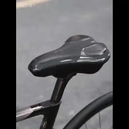 Silicone & Memory Foam Bike Seat Cover, Shock-Absorbing Anti-Slip Cushion, Magic Tape & Drawstring Options for Comfort Riding