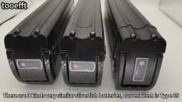 L385mm Silver Fish 48V Ebike Battery Lithium Ion Batteries for ENGWE L20 Cmacewheel Y20 VAKOLE Y20 Pro