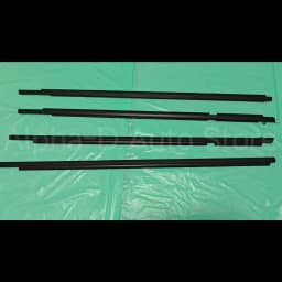4PCS Car Outer Windows Rubber Weatherstrip For Toyota Land Cruiser Prado 120 Series 2003-2009 Lexus GX470 2003-2009 Seal Strip
