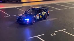 MINI GT 1:64 Subaru Impreza WRC Rally Car 1998 Monte-Carlo 3rd Place No 3 Blue Diecast Collectible Model Car for Car Enthusiasts