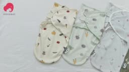 0-6Months Newborn Baby Sleeping Bag Summer Thin Soft 100% Cotton Comfort Newborn Swaddle Wrap Anti Startle Baby Sleepsack