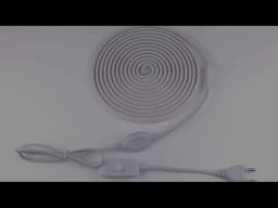 220V COB Led Strip High Density Waterproof COB LED Strip EU Plug Flexible Ribbon for Kitchen Cocina Cabinet Outdoor Garden Light
