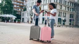 Luggage Sets Suitcase ABS Hard Shell Carry-On Hand Cabin with 4 Double Spinning Wheels & TSA- Lock 3 Piece Set (21"24"28")