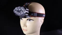 LED Usb Rechargeable Headlamp High Lumen Bright Head Lamp With 8 LED USB Headlight IPX4 Waterproof Head Flashlight Camping Light