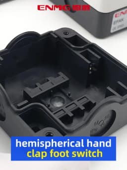 ENMG 1NO Foot/Hand Clapper Switch IP65 EFAK Mushroom Head Emergency Stop Push Button Switch Self-Locking Self-Resetting Anti-Sho