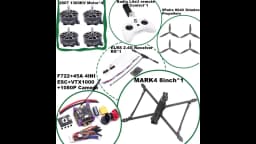 BCUBE MARK4 V2 8/9/10inch F722 Flight Control 45/60A 4INI ESC Rack Drone FPV Carbon Fiber PV Racing Drone Quadcopter Freestyle