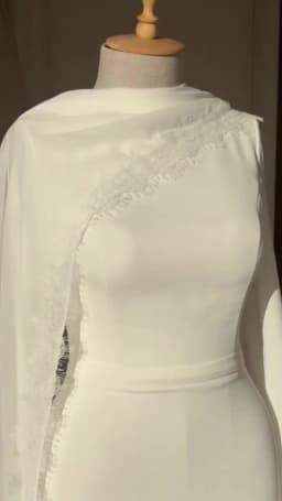 Eightale Arabic Wedding Dress Appliques Customized Ivory O-Neck Bridal Gown Long Sleeves Mermaid Bride Party Dress Robe De Marié