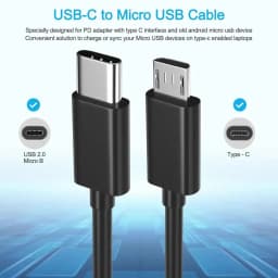 NNBILI 2.4A USB C To Micro Fast USB USB-C Adapter Data Cable for Samsung Huawei Xiaomi MacBook Pro OTG Mobile Phone Micro USB Ca