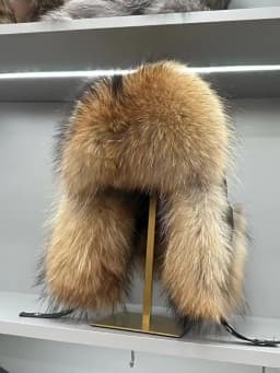 New 100% Genuine Fox Fur Ear-Protecting Hat Men Real Raccoon Fur Hat Women Winter Warm Fur Real Sheep Leather Snow Hat