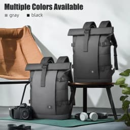 HK Expandable Travel Backpack for Men Large Capacity Hiking Rucksack Waterproof 17 inch Laptop Backpack Men's School Bag Daypack