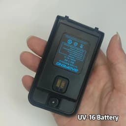 BAOFENG UV-16 Walkie Talkie Battery High Capacity Li-ion Battery BL-16 Compatible With UV16 UV-16Plus UV-16Pro UV-16S UV-16Max
