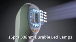 KTS Vitiligo Lamp for Home Use 308nm UVB Lamp for Vitiligo Phototherapy Light Therapy for Psoriasis Spots Eczema Skin Disease