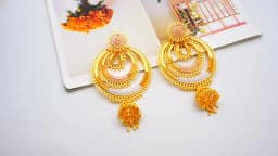 Luxury African Gold Color Tassel Drop Dangle Earring For Wedding Party Jewelry Dubai Arabic Indian Copper Long Hanging Earrings