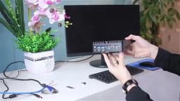 BEBEPC Fanless Industrial Mini PC with Intel Celeron J6412 J1900 Support Linux Computer with 2xRS232/485 2xGbE LAN Win10 Ready