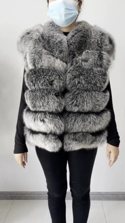 2026 NEW style Fox Fur Coat Real Winter New Outwears Women's Fashion Luxury Jacket High Quality Clothing Natural And Stand Colla