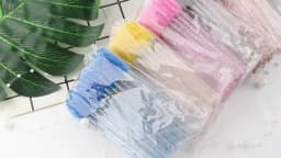 5/50 Pcs Eye Lash Brushes Eyebrow Brush False Eyelashes Extension Tools Mascara Wands Applicator Spoolers Lashes Cosmetic Tool