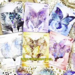 20 pcs Angel Wings PET Stickers pack Junk Journal Decor DIY Scrapbooking Album Planner School accessories Stationery Stickers