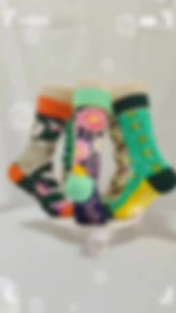 Fashion Colorful Spring Autumn Stocking Women's Socks Plant Hedgehog Slothsi Cotton Socks Personality Straight Trendy Socks