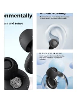 Silicone Earplugs for Sleep Noise Cancel Noise Reduction-Soundproof Reduce Disturbances -Quality loop Earplugs