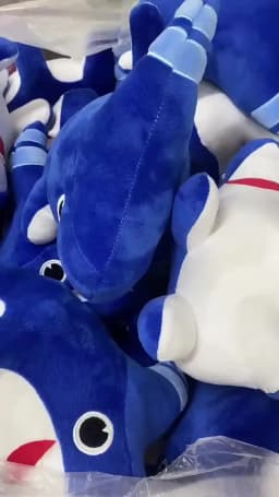 28cm Shark Dog Plush Toys Cute Soft Stuffed Cartoon Dolls For Kid Christmas Birthday Gift