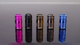 TANK007 E15 AI Outdoor Super Bright LED Flashlight Night Riding Camping Hiking Hunting & Indoor Activities Use