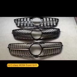 Perfect Match Front Bumper Grille Grill For Mercedes Benz C W204 C204 S204 2007-2014 C180 C200 C250 C300 AMG GT Diamond Tuning