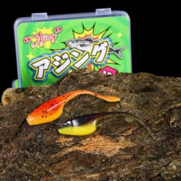 Rosewood Crappie Minnow Shad Soft Baits 5cm Ajing Worm Fishing Lure Willow Tail TPR Floating Drop Shot Ocean Rock Fishing Tackle