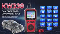 2026 KONNWEI KW330 Car OBD2 Fault Scanner Engine Battery Test Fault Code Clear Real-Time Data Professional OBD Inspection Tool