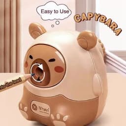 Pencil Sharpener Creative Capybara Kawaii Stationery Office School Supplies Korean Stationery 80*80*100mm