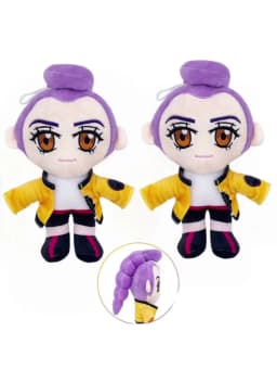 Cute Anime Style Plush Doll Soft Stuffed Toy Fans Collection Kawaii Character Plushie Kids Birthday Christmas Gift