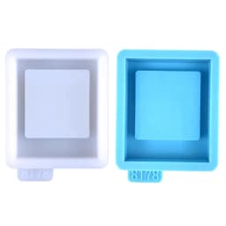 Quicksand Silicone Mold Resin Shaker Mold Photo Frame Casting Resin Epoxy Mold for DIY Pendant Keychain Jewelry Making