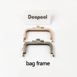 2/5/10Pcs Deepeel 85mm Square Smooth Metal Purse Frame Kiss Clasp Bags Handle DIY Bracket Sewing Handbag Crochet Bag Accessories