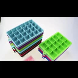 Silicone World Silicone Ice Cube Mold 15/24 Grids Square With Lids Trays Icecream Cold Drinks Whiskey Cocktails Tools Ice Mold