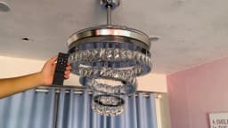Modern Ceiling Fan Led Light Remote Control Living Dining Room Ceiling Fan Lamp Chandelier Indoor Decor Fixture BLDC Intelligent