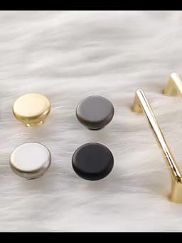 WV Cupboard Handles Kitchen Cabinet Storage Brass Gold Cabinet Door Handles Drawer Knobs Pulls Kitchen Furniture Handle Hardware