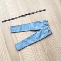 1/6 Scale Soldier Classic Slim Denim Pants Jeans & Belt Model For 12 Inch Male Action Figure Body Dolls Clothing Accessories