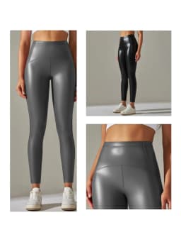 6 Color Autumn Winter Leather Pants Thin Velvet PU Leather Leggings High Elasticated Waistband Trousers Sexy Slimming Leggings