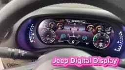 Digital Instrument Cluster Display For Jeep Wrangler JK 2007-2017 Speedometer 12.3”HD screen1920*720/2S Fast Boot/Plug&Play