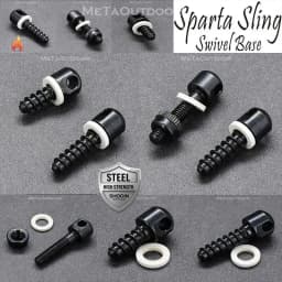 Sparta Sling Swivels Column Base Blue Steel Screw