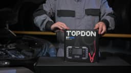 TOPDON BT600 12V 24V Car Battery Tester Lead Acid Vehicle Automotive Analyzer with Bulit-In Thermal Printer Car Battery Tool