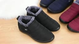 Men Snow Boots Plush New Warm Ankle Boots for Waterproof Men& Boots Female Winter Shoes Keep Warm Flat Unisex Men Shoes